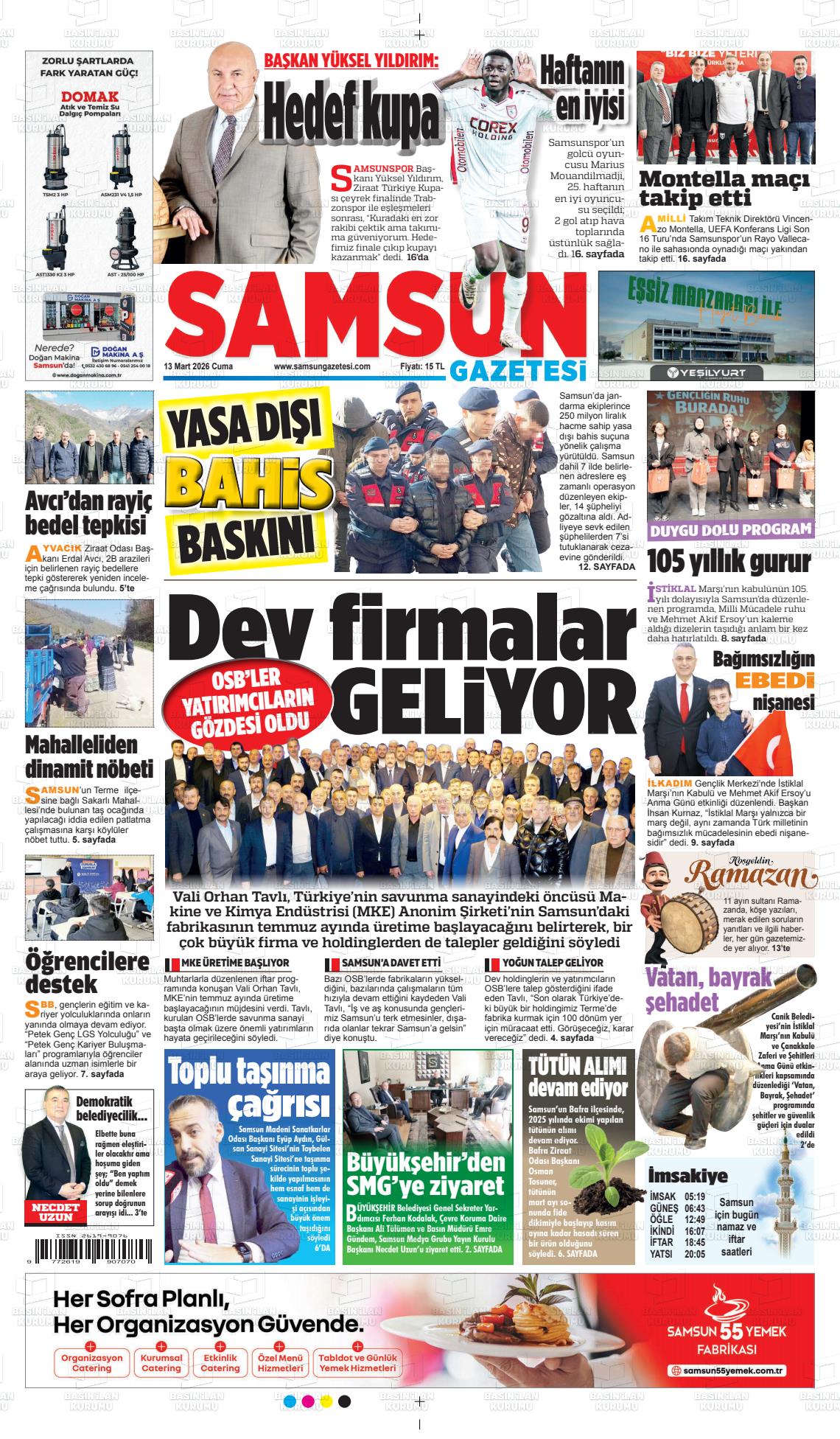Samsun Ekip 13.03.2026