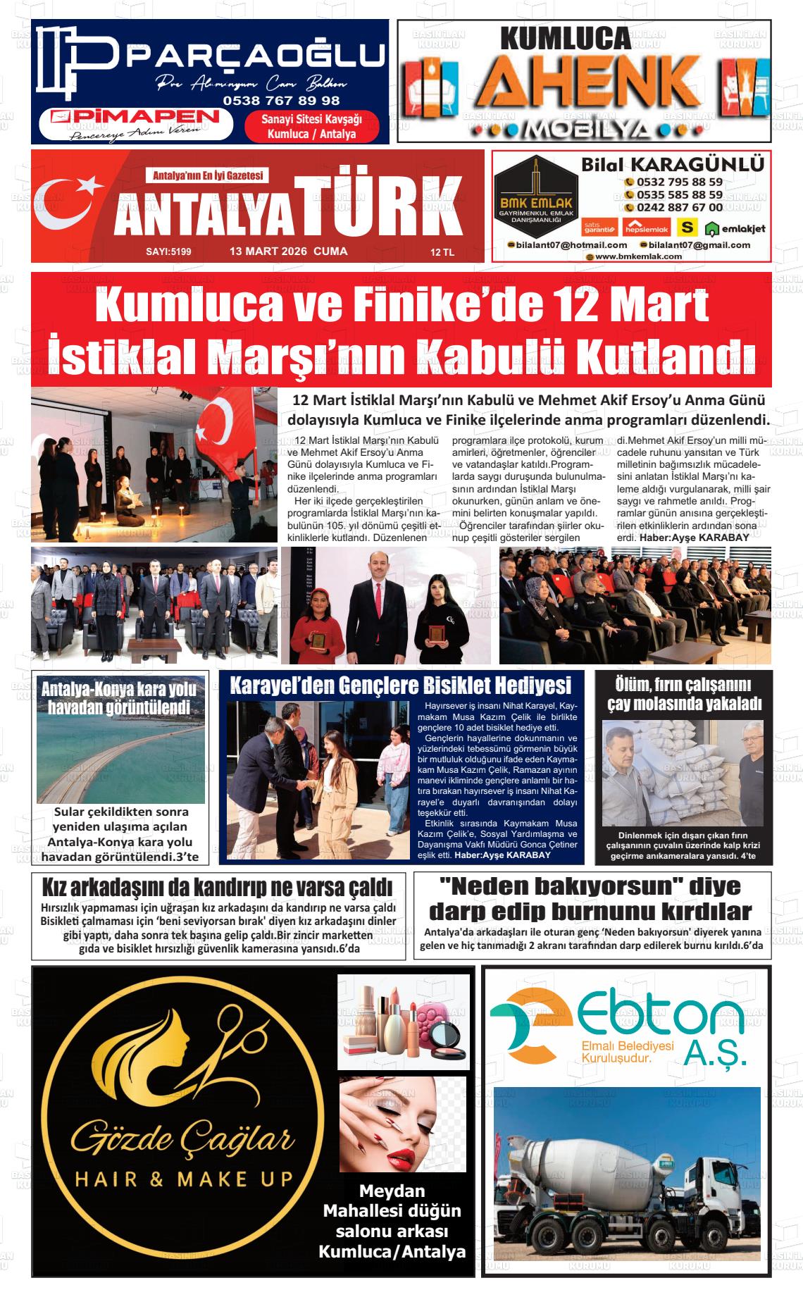 Antalya Finikea 13.03.2026