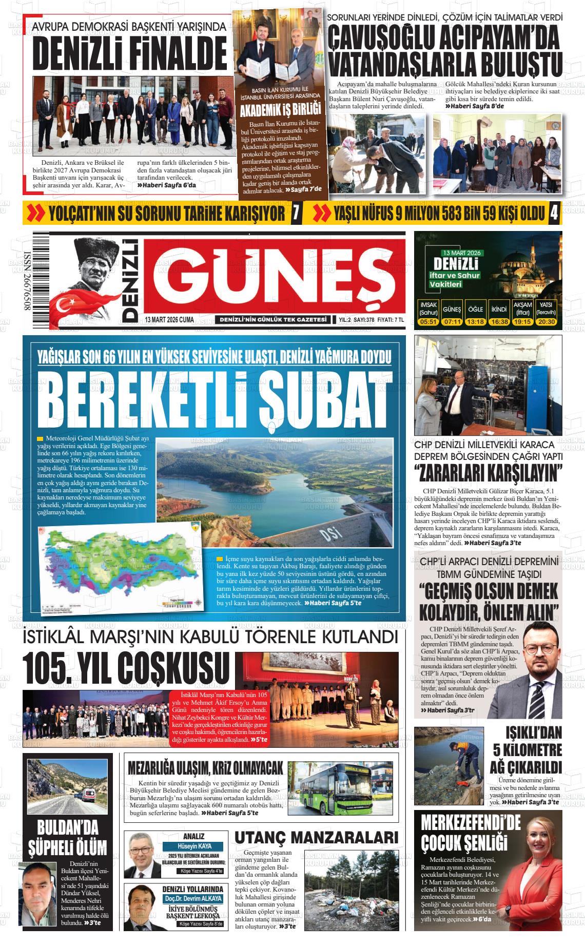 Denizli Hizmet 13.03.2026