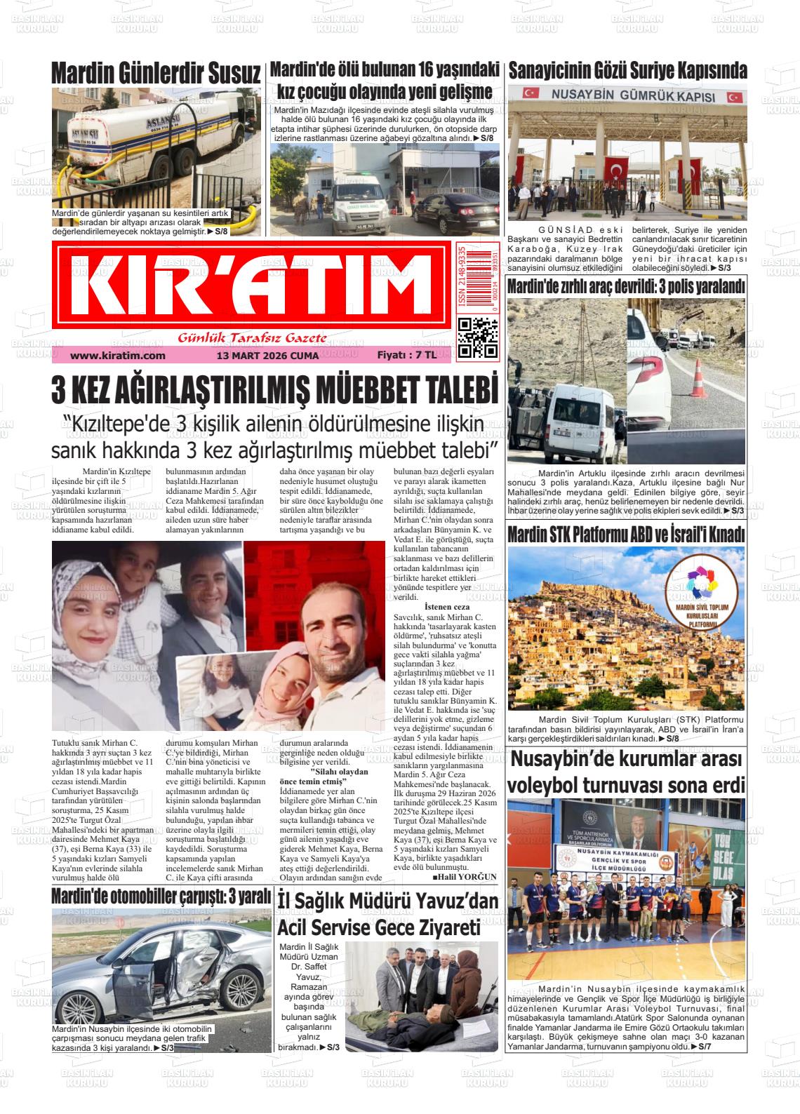 Mardin Kiratim 13.03.2026