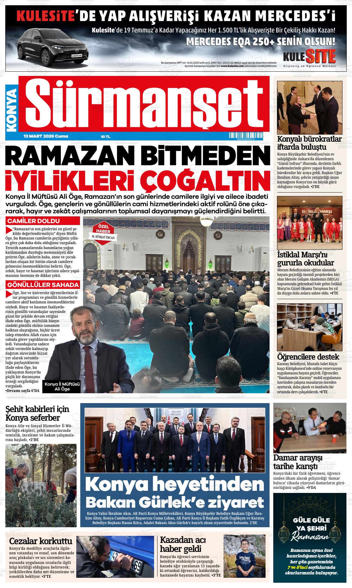 Konya Ninsesi 13.03.2026
