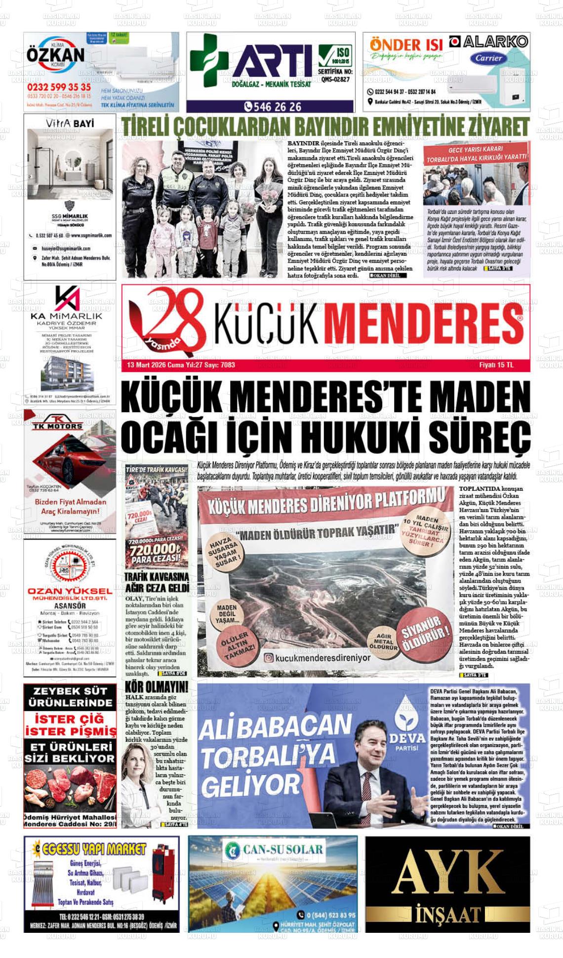 Izmir Kucukmenderes 13.03.2026