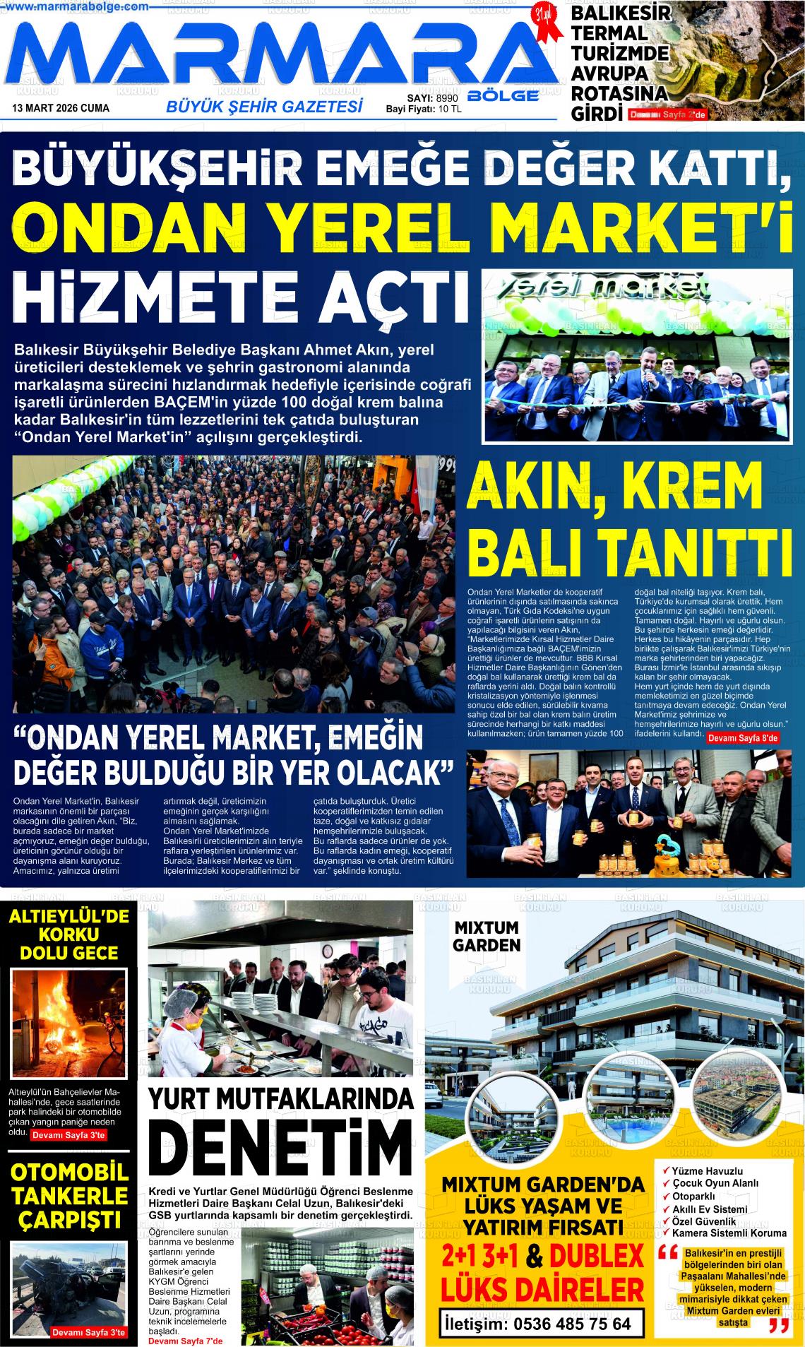 Balikesir Marmarabolge 13.03.2026