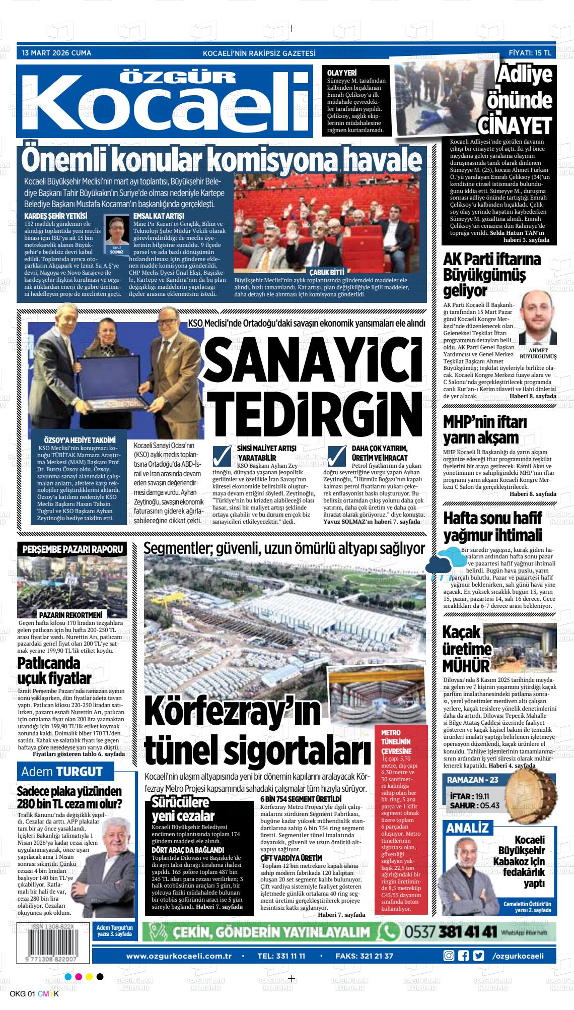 Kocaeli Ozgur 13.03.2026