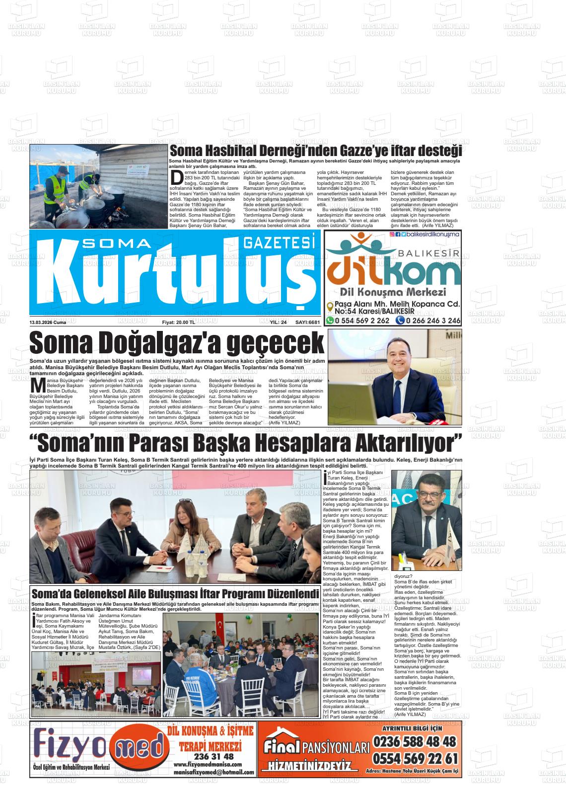 Manisa Somagundem 13.03.2026