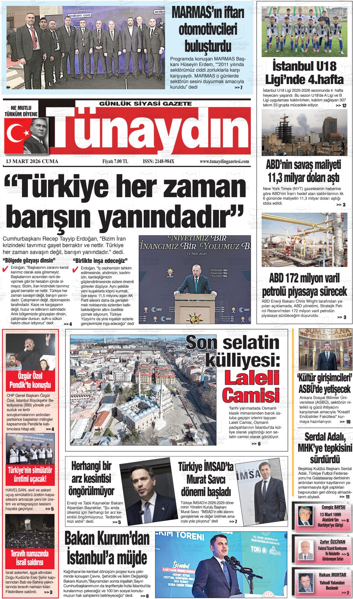 Istanbul Tunaydin 13.03.2026