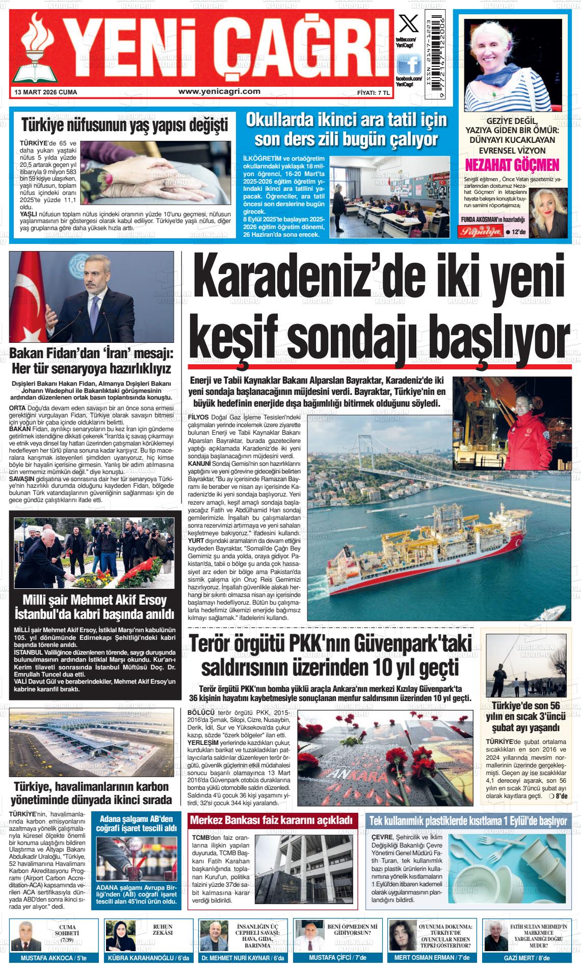 Istanbul Yenicagri 13.03.2026