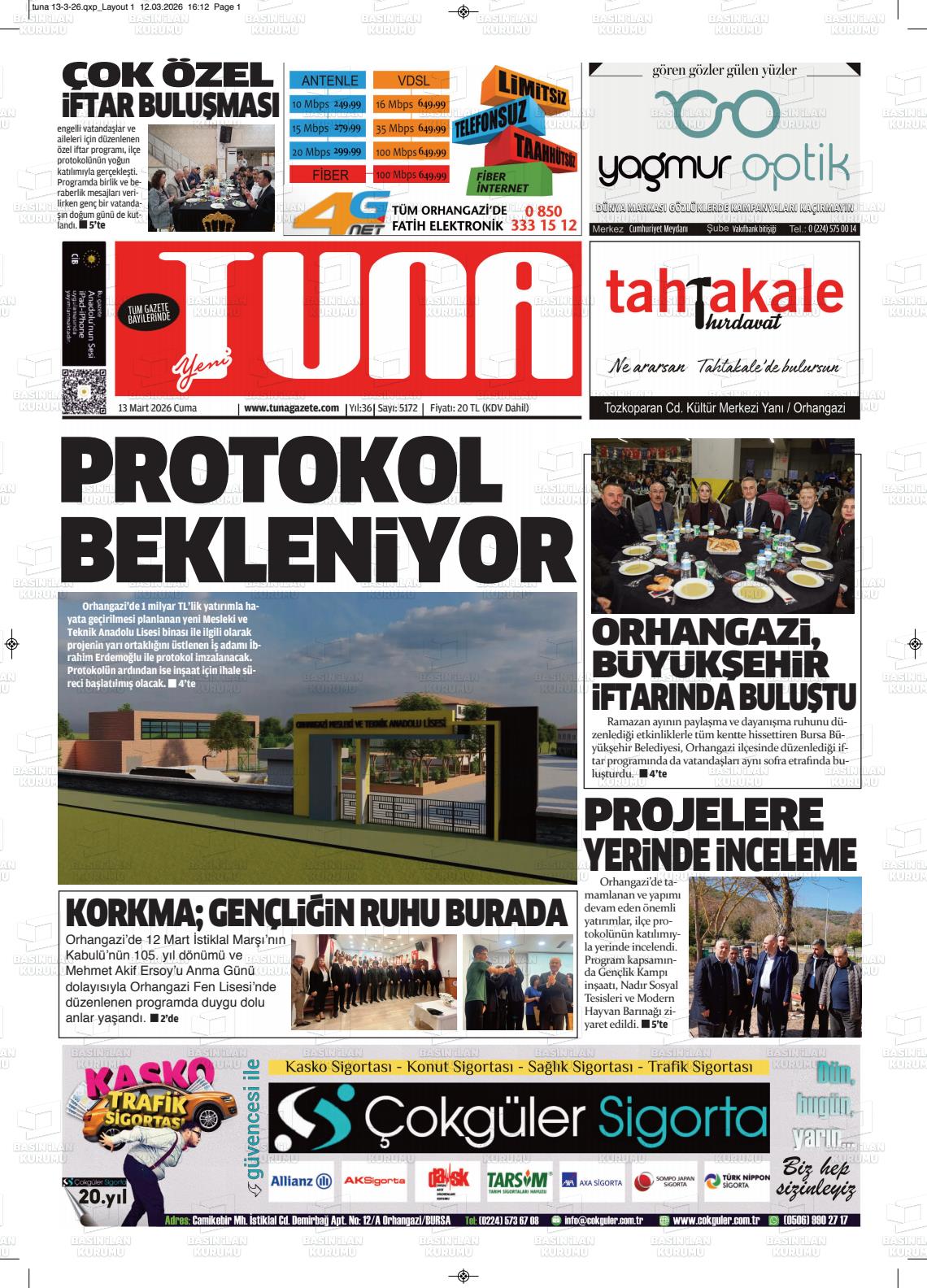 Izmir Yenigun 13.03.2026