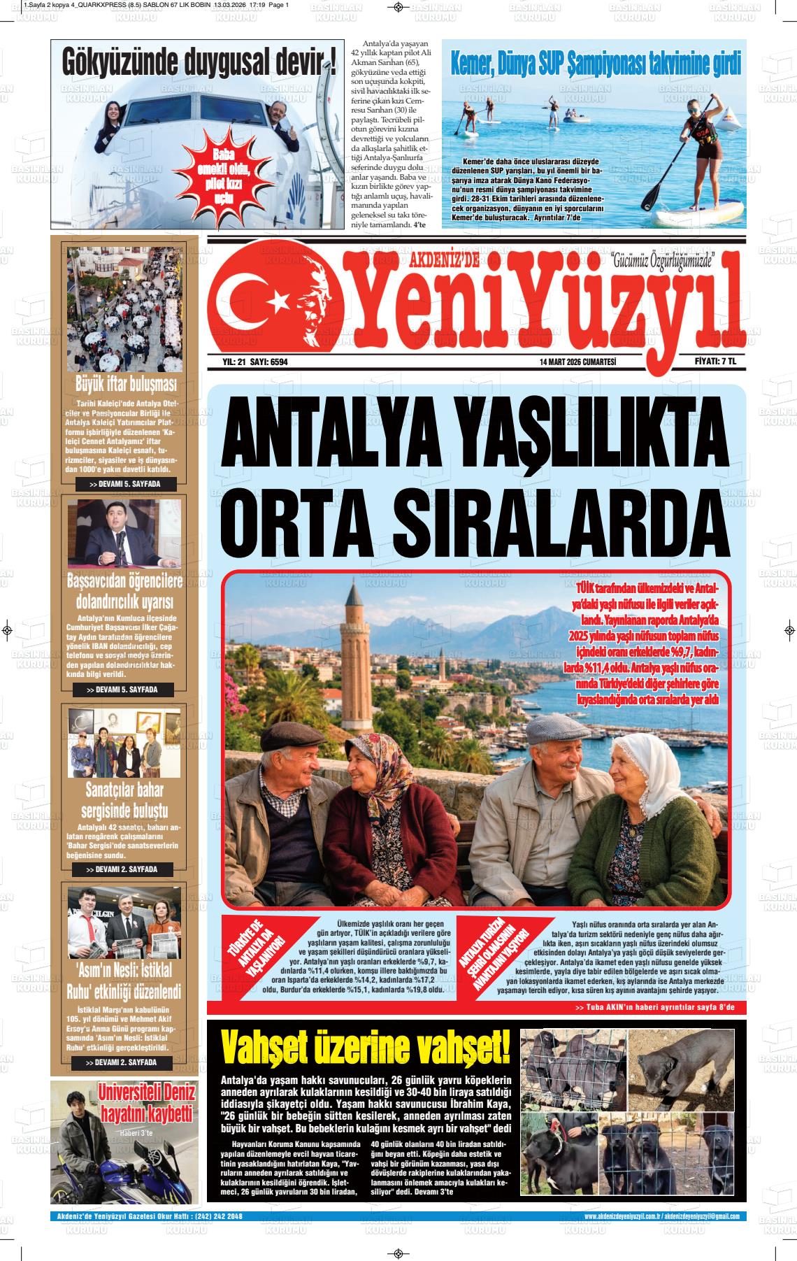 Antalya Akdenizdeyeniyuzyil 14.03.2026