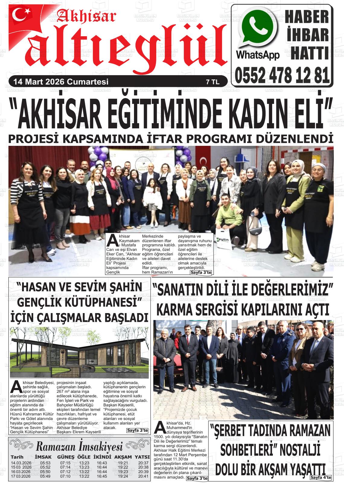 Manisa Akhisargundem 14.03.2026