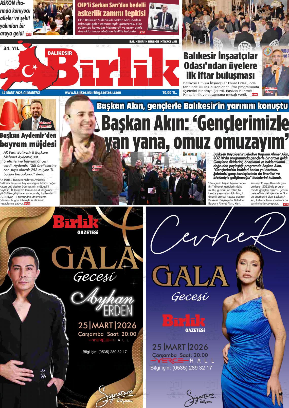 Balikesir Birlik 14.03.2026