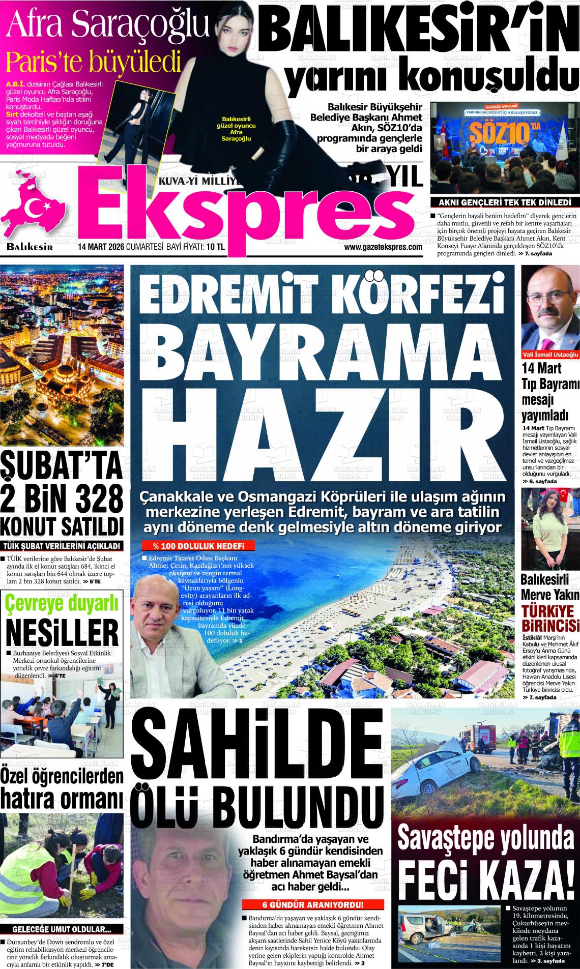 Balikesir Ekspres 14.03.2026