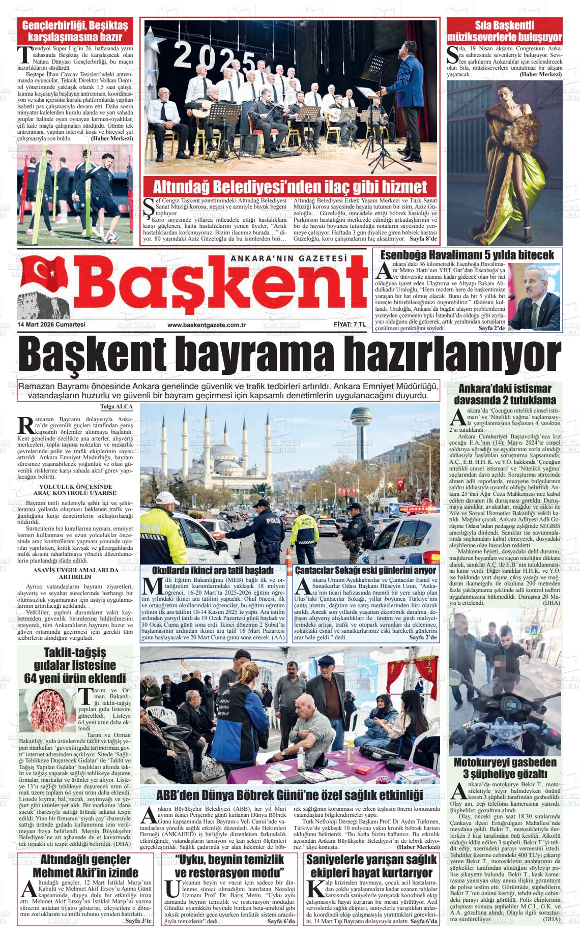 Ankara Baskent 14.03.2026