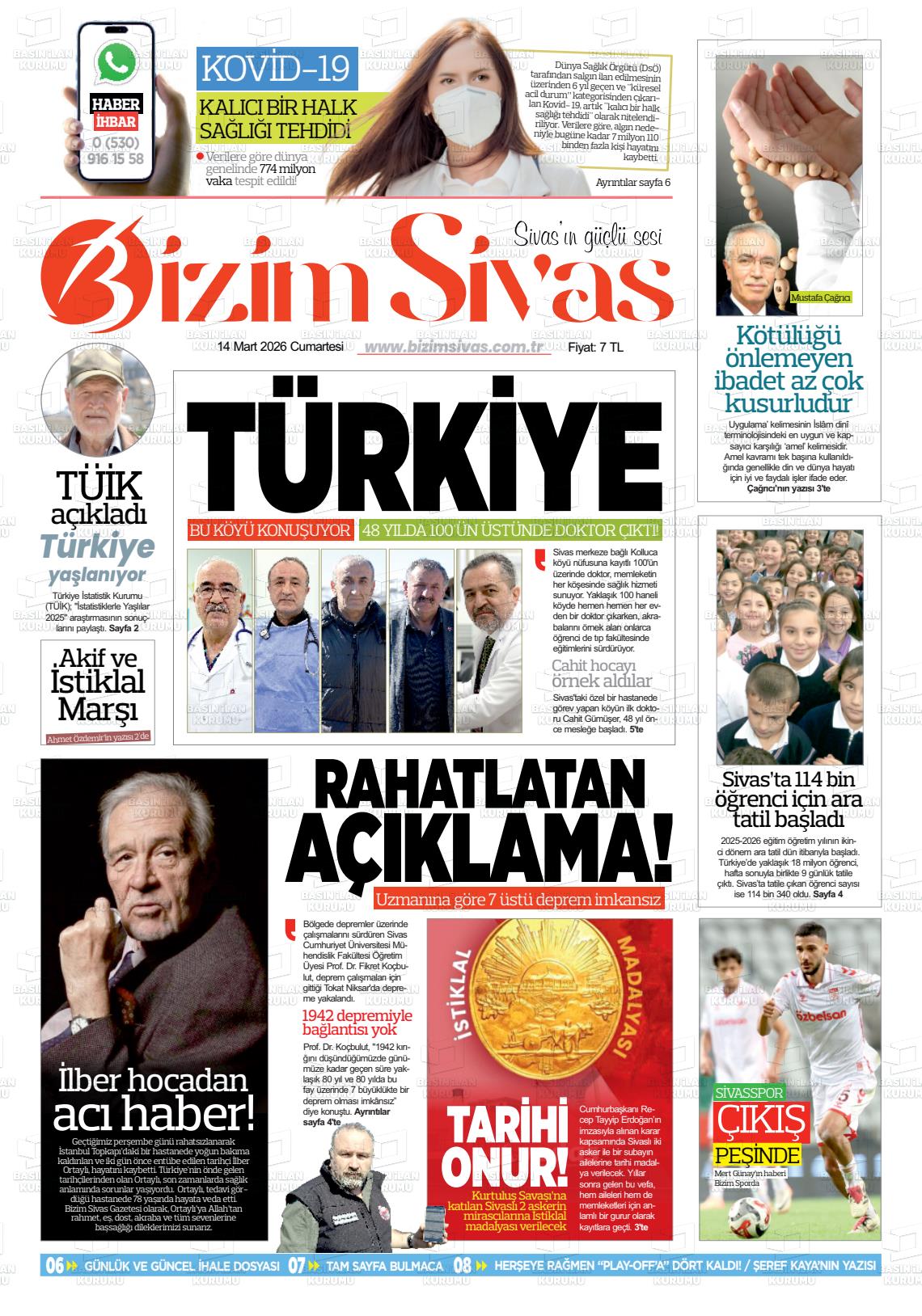 Sivas Bizim 14.03.2026