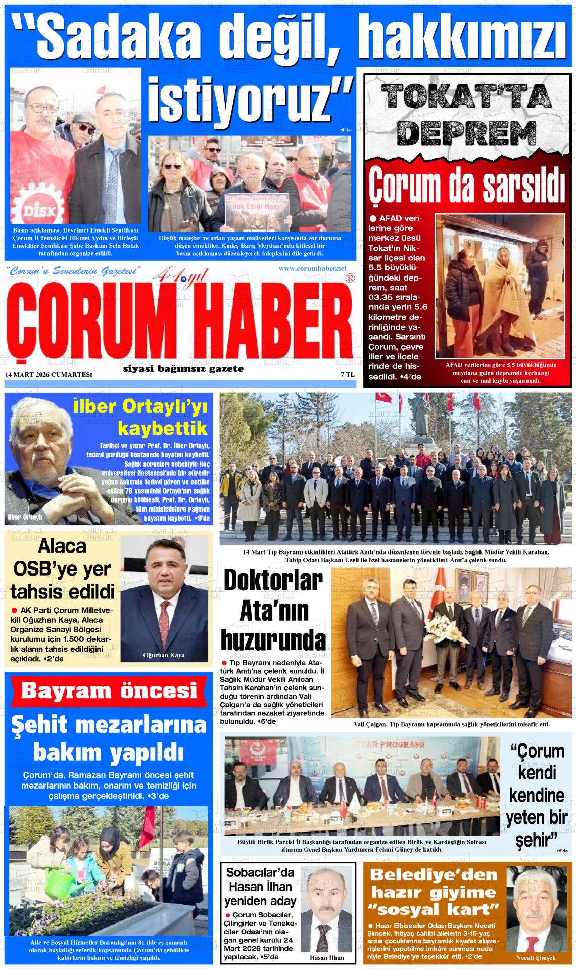 Corum Haber 14.03.2026