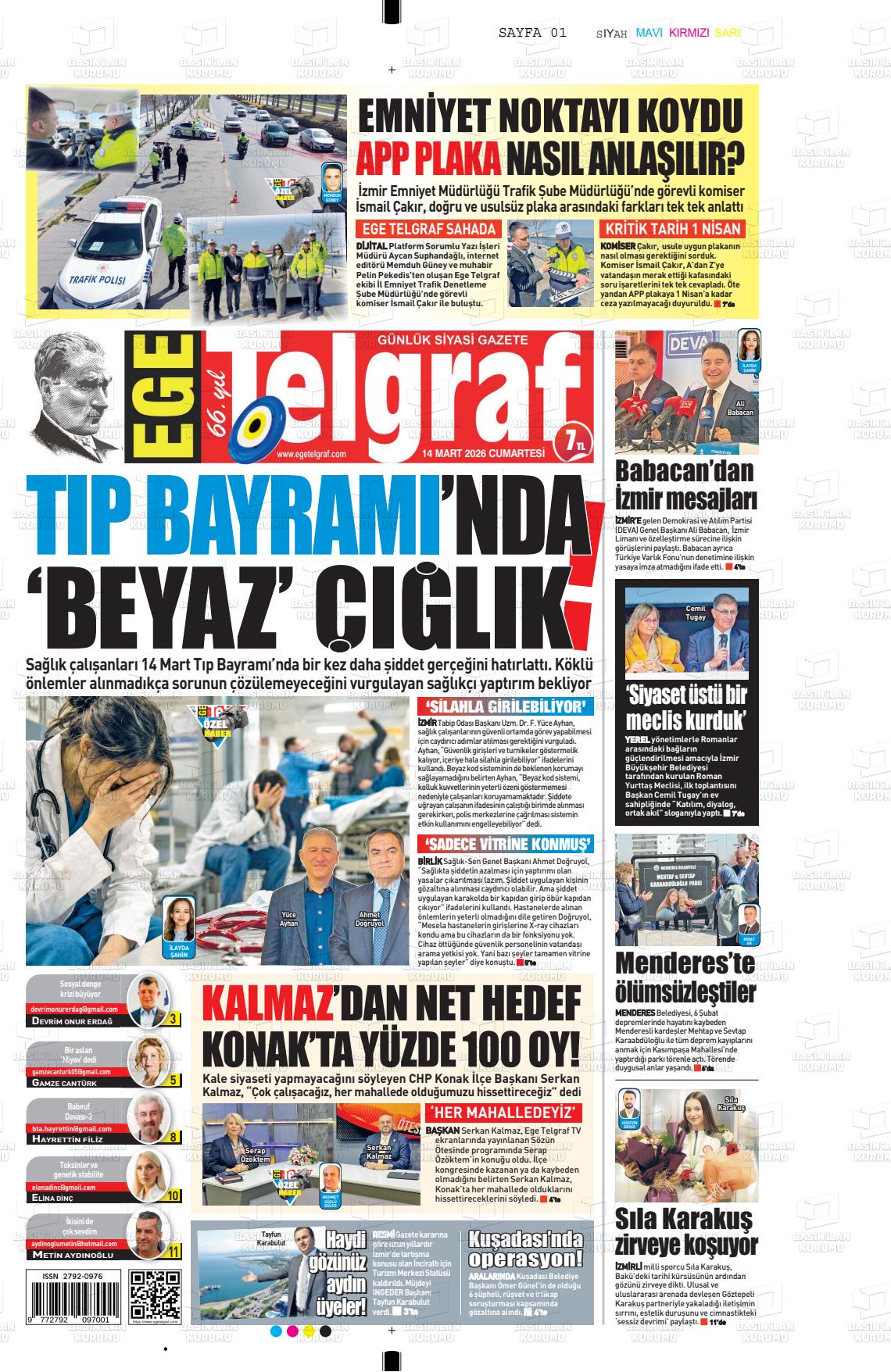 Izmir Egetelgraf 14.03.2026