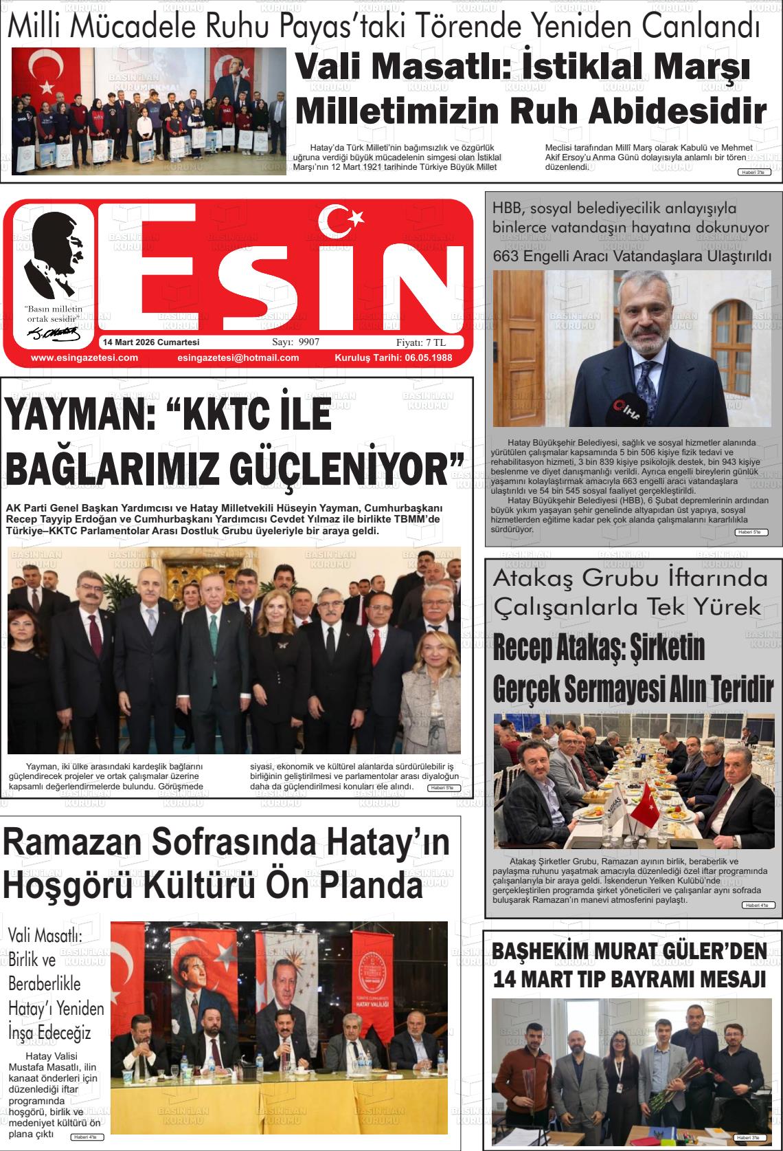 Hatay Esin 14.03.2026