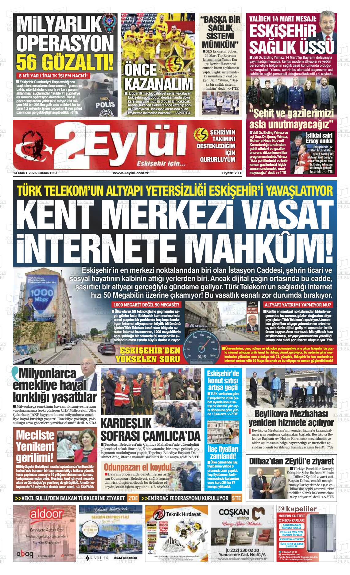 Eskisehir 2 Eylul 14.03.2026