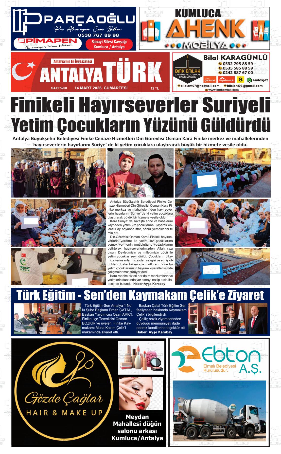 Antalya Finikea 14.03.2026