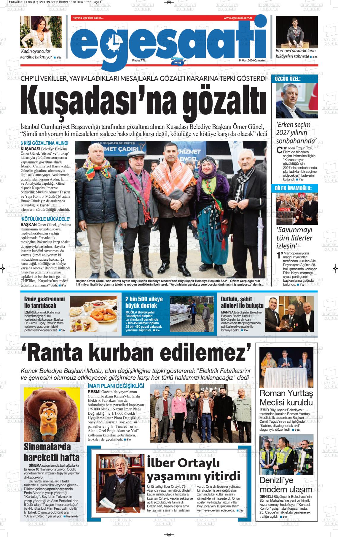 Izmir Haberekspres 14.03.2026