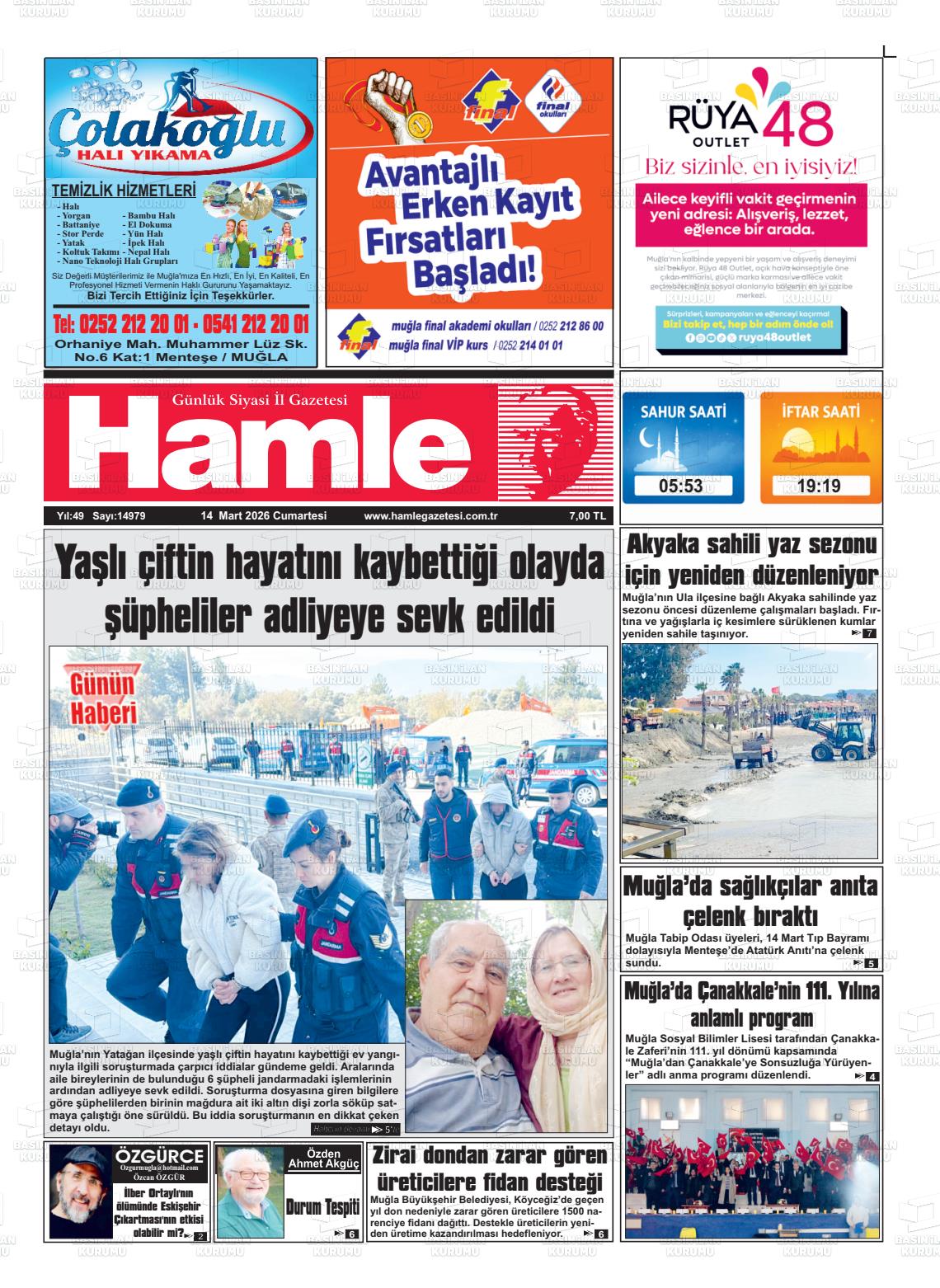 Mugla Hamle 14.03.2026