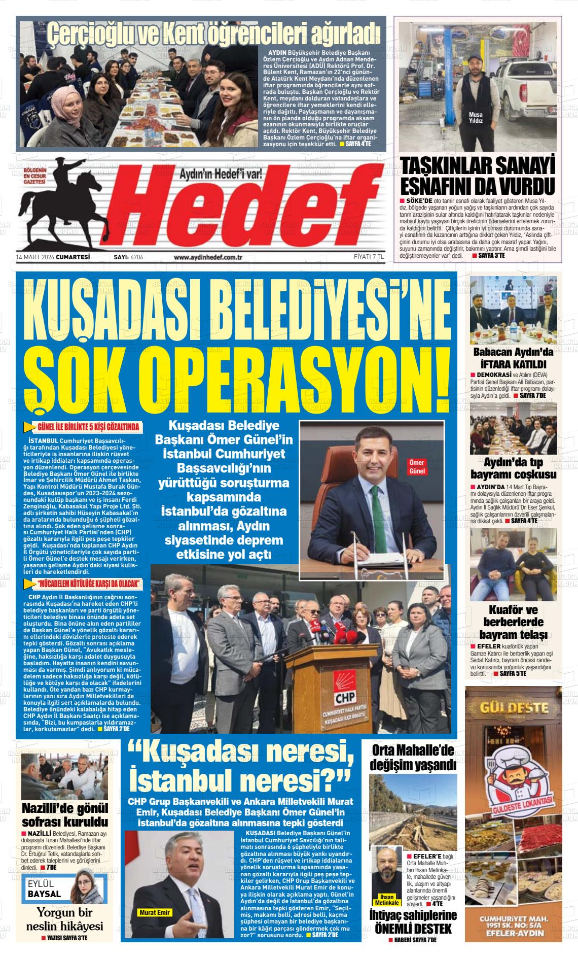Canakkale Hedef 14.03.2026