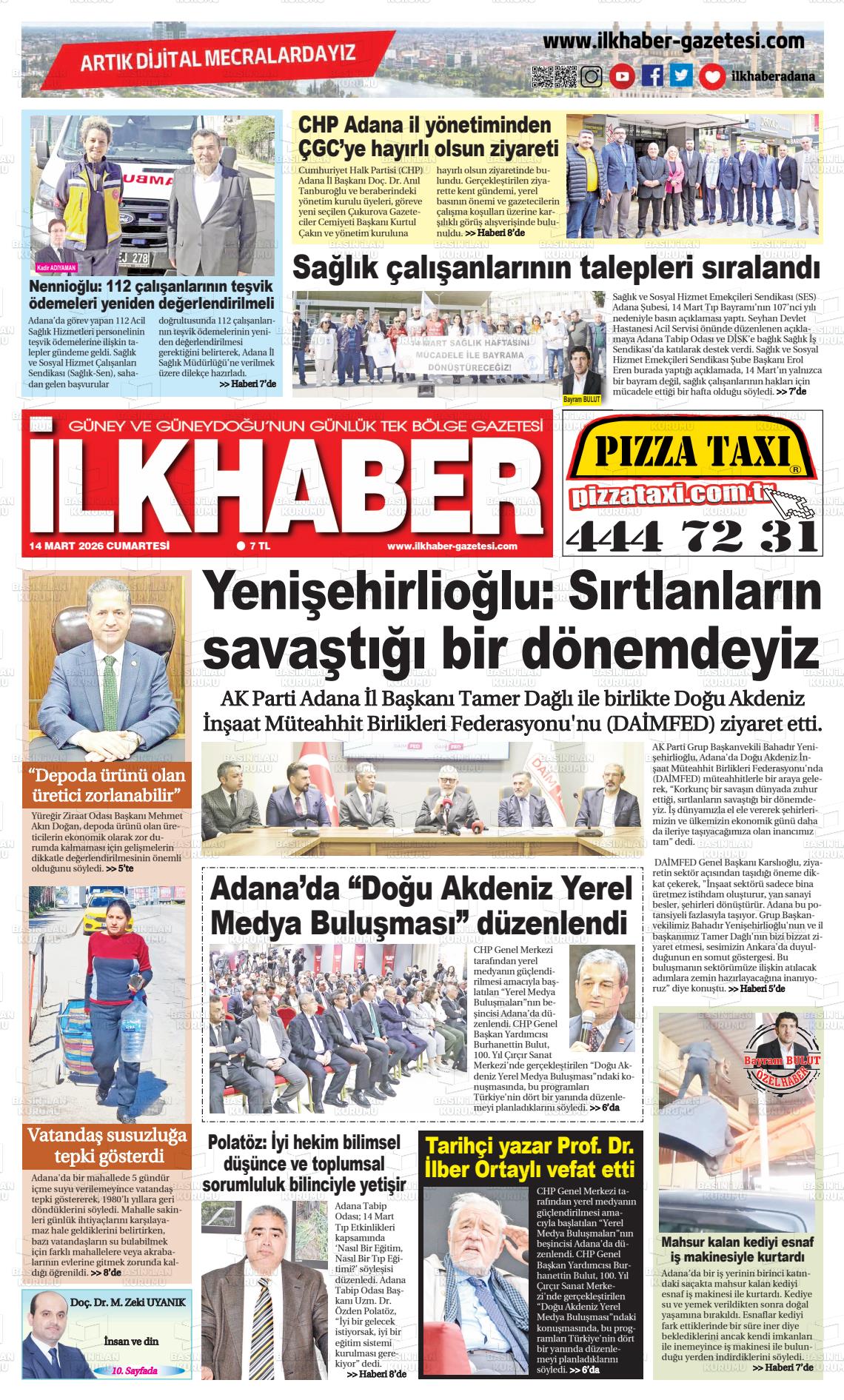 Adana Ilkhaber 14.03.2026
