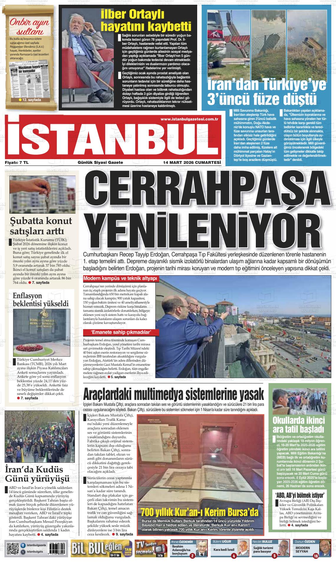 Istanbul 14.03.2026