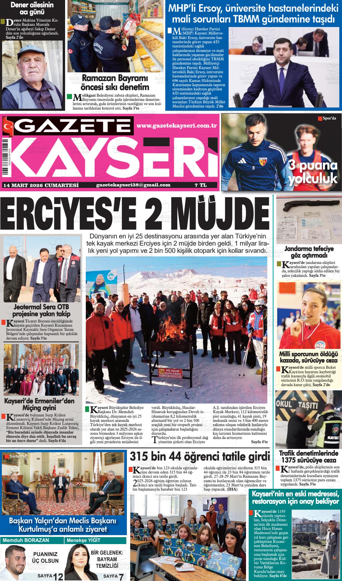 Kayseri Haber 38 14.03.2026