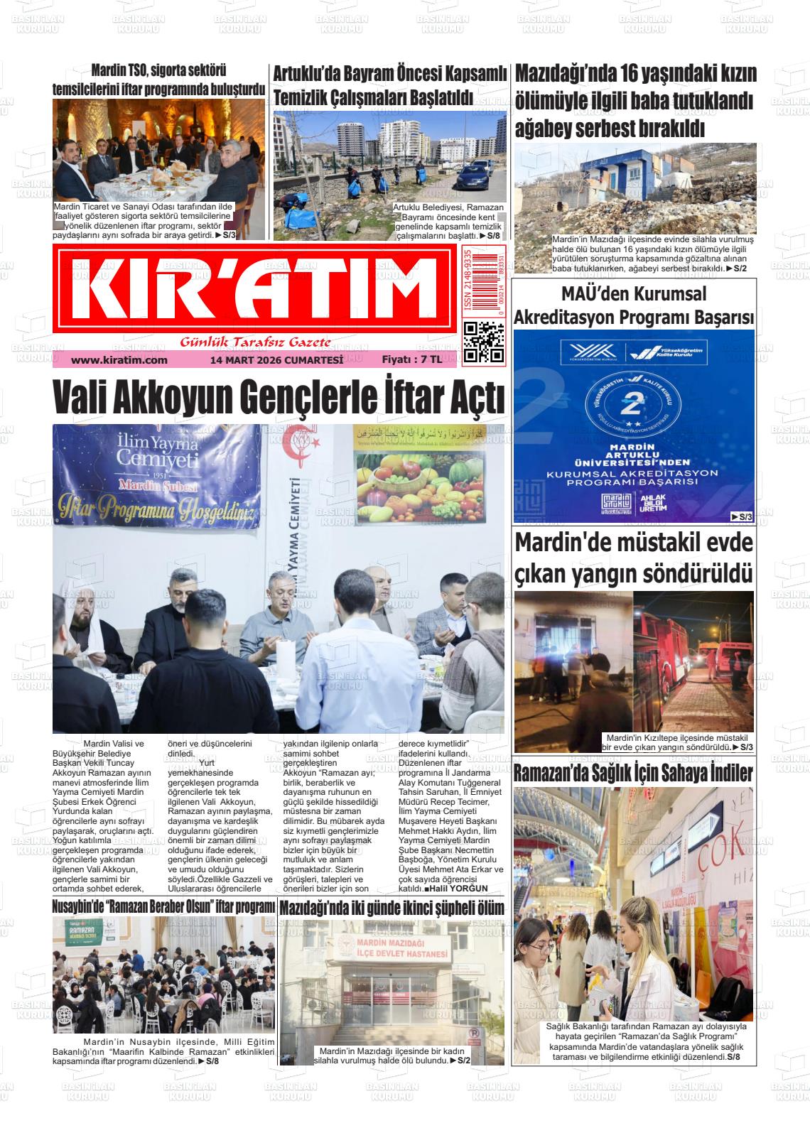 Mardin Kiratim 14.03.2026