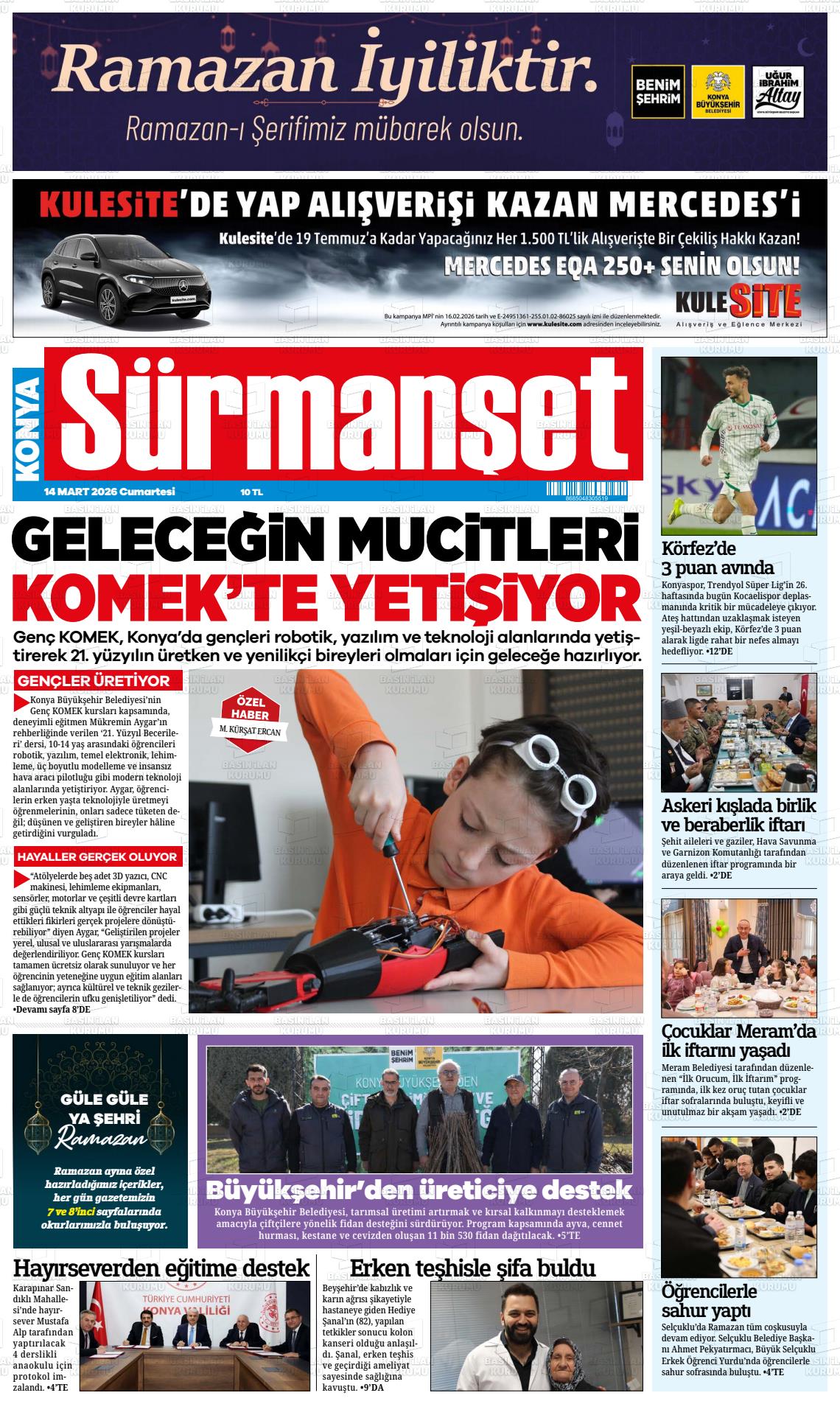 Konya Ninsesi 14.03.2026