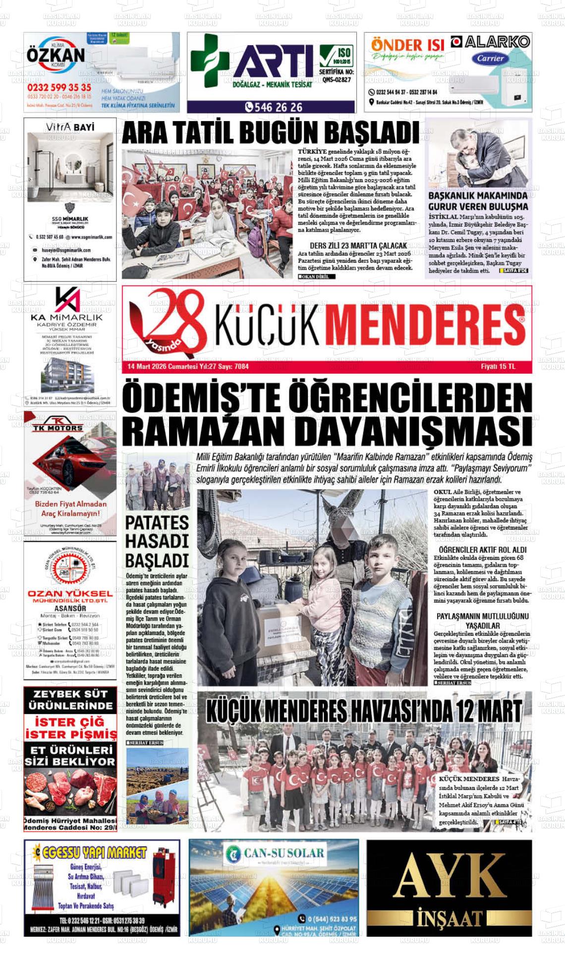 Izmir Kucukmenderes 14.03.2026