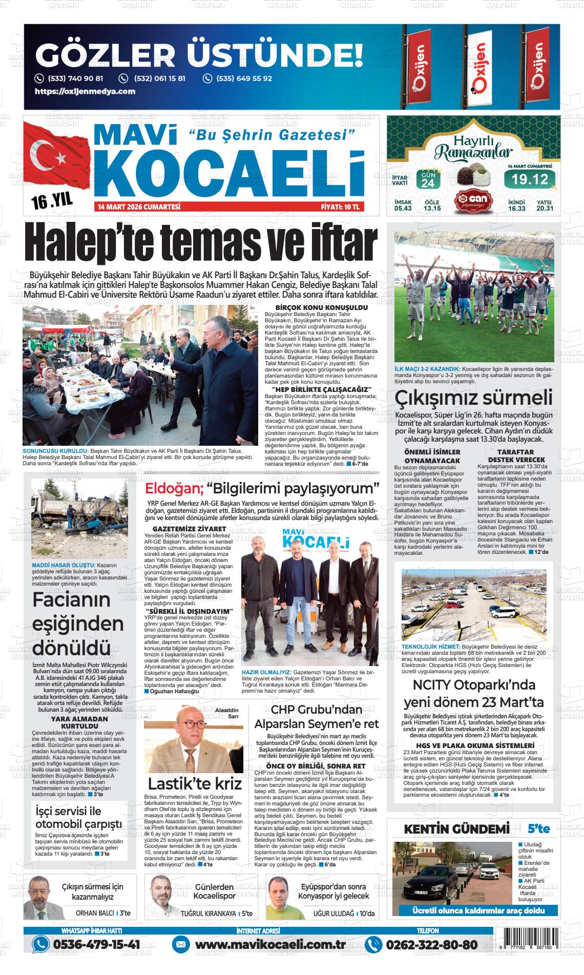 Kocaeli Mavi 14.03.2026