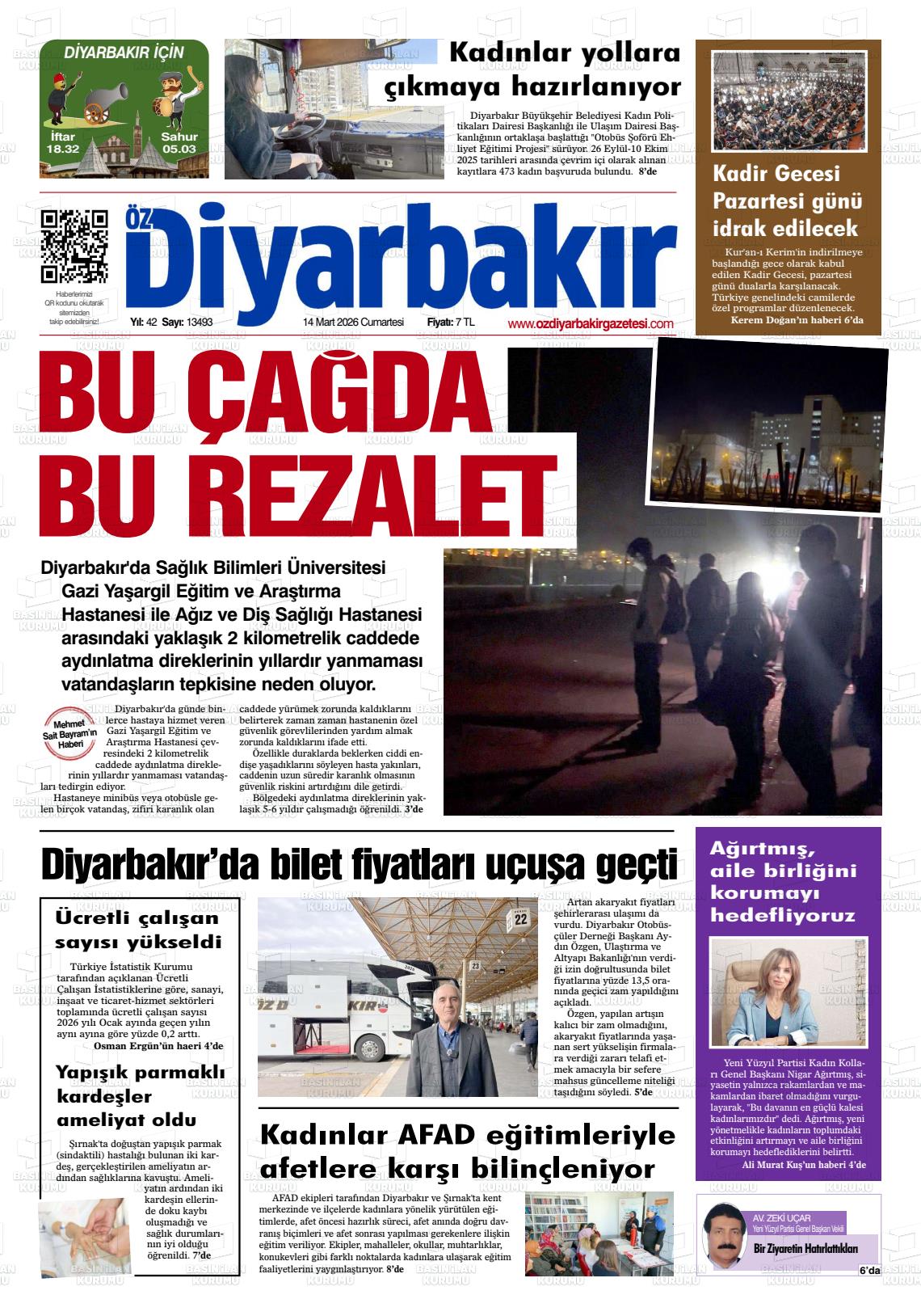 Diyarbakir Oz 14.03.2026