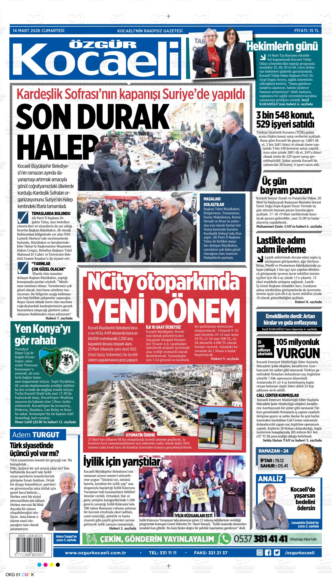 Kocaeli Ozgur 14.03.2026
