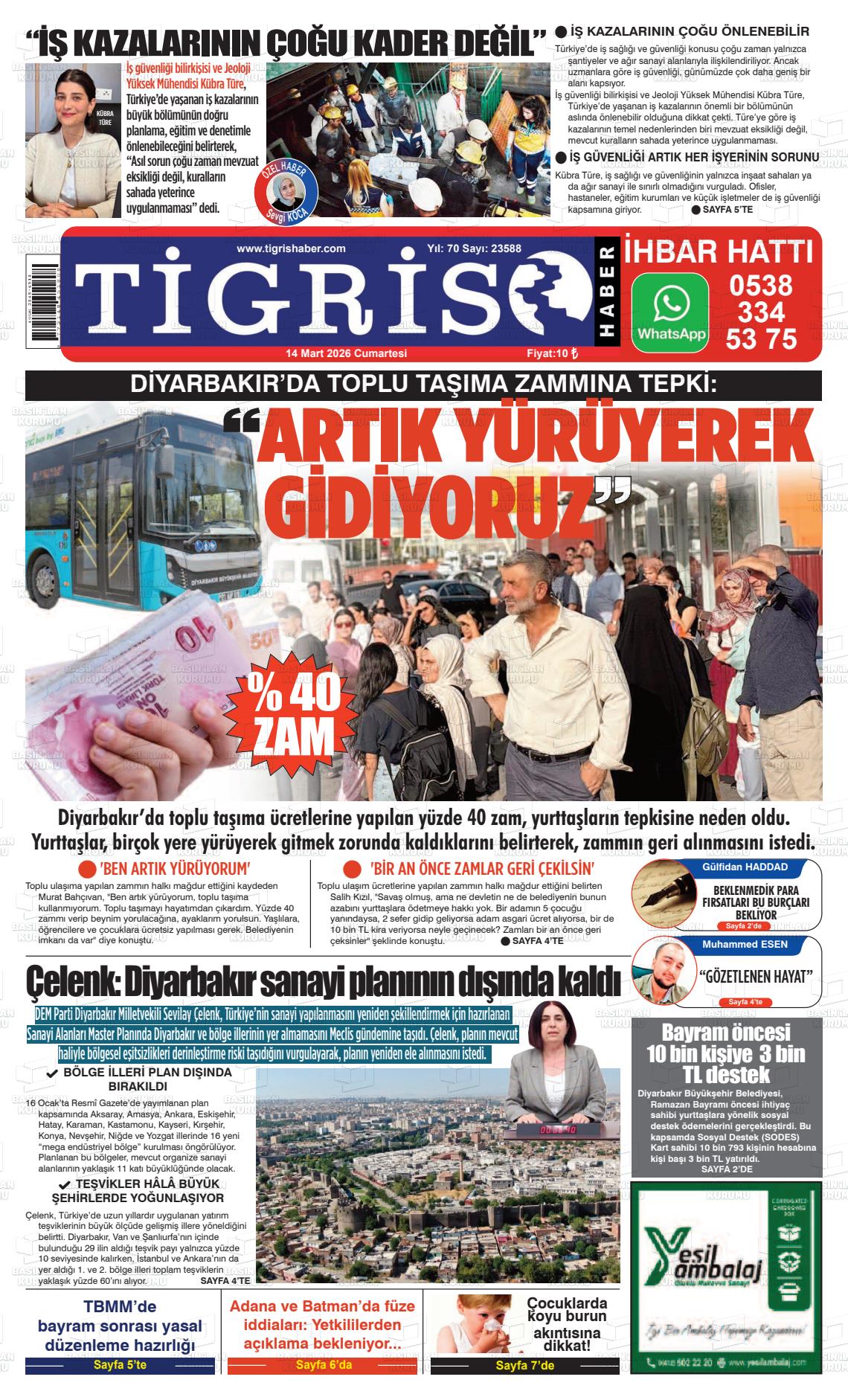 Diyarbakir Tirgis 14.03.2026