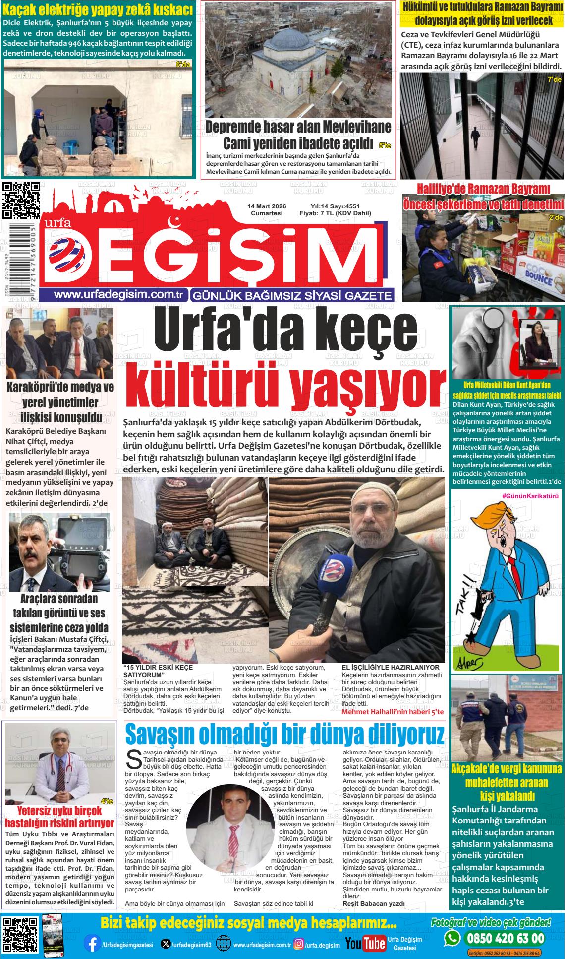 Sanliurfa Urfastar 14.03.2026