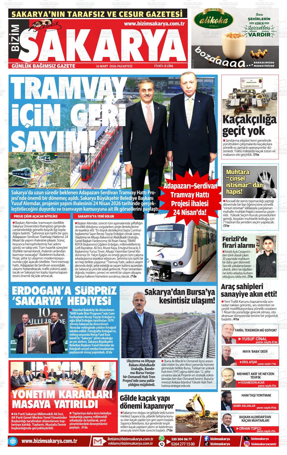 Sakarya Bizim 16.03.2026