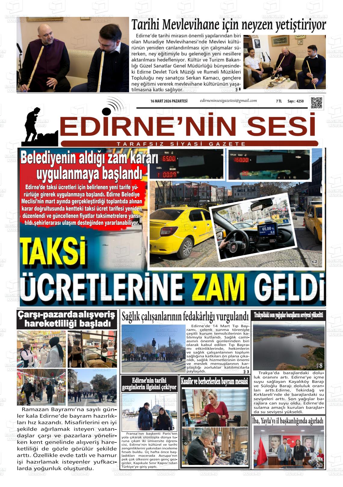 Edirne Star 16.03.2026