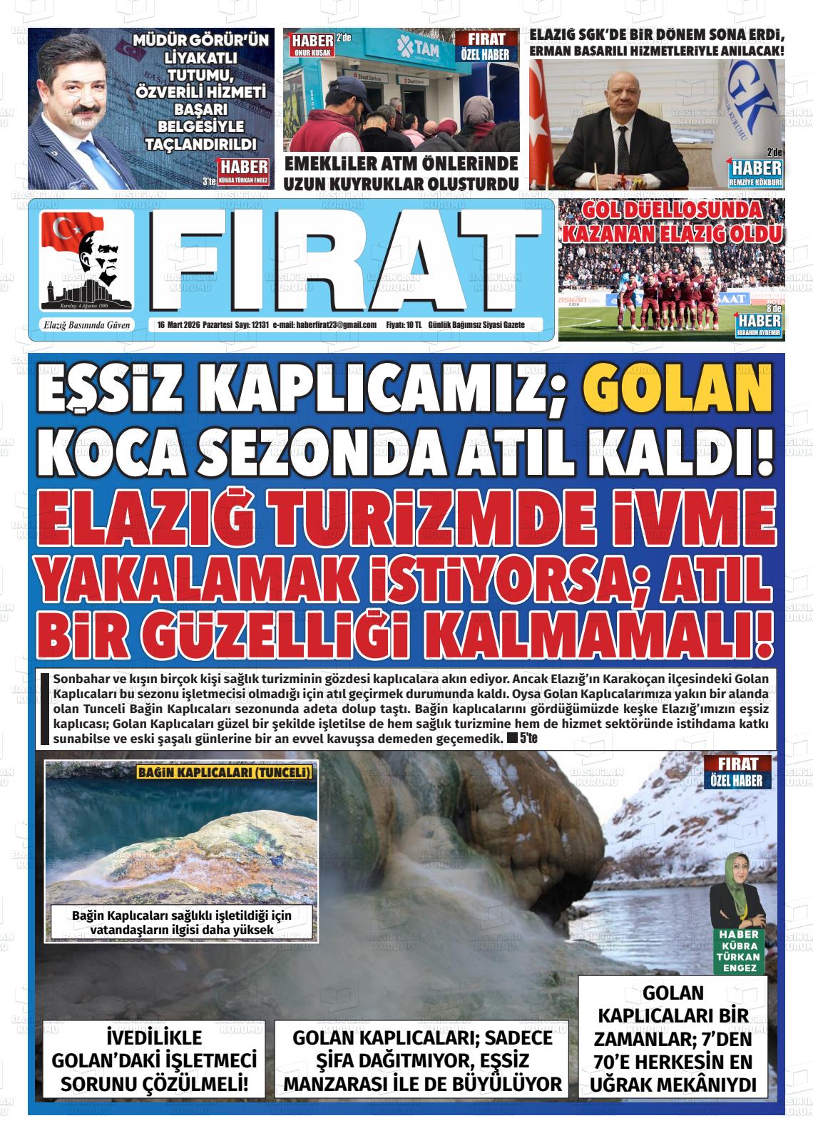 Elazig Firatgazetesi 16.03.2026