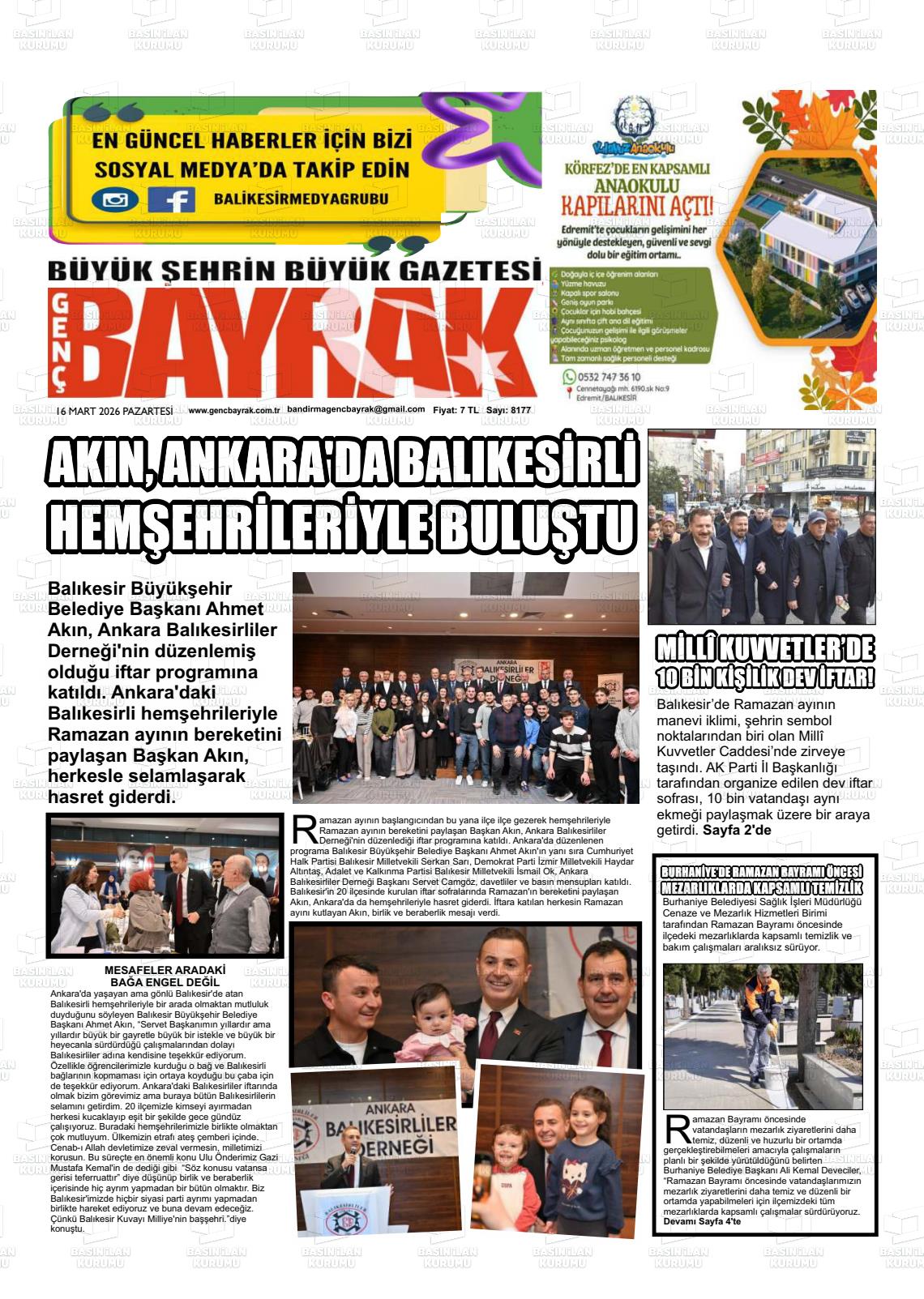 Balikesir Gencbayrak 16.03.2026