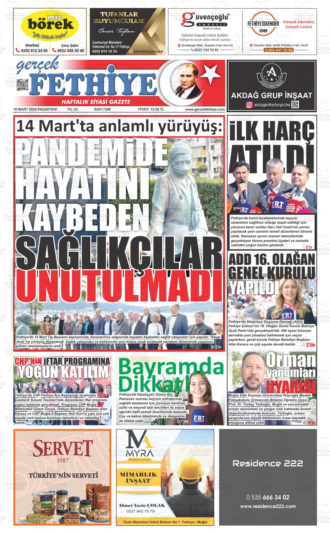 Mugla Gercekfethiye 16.03.2026