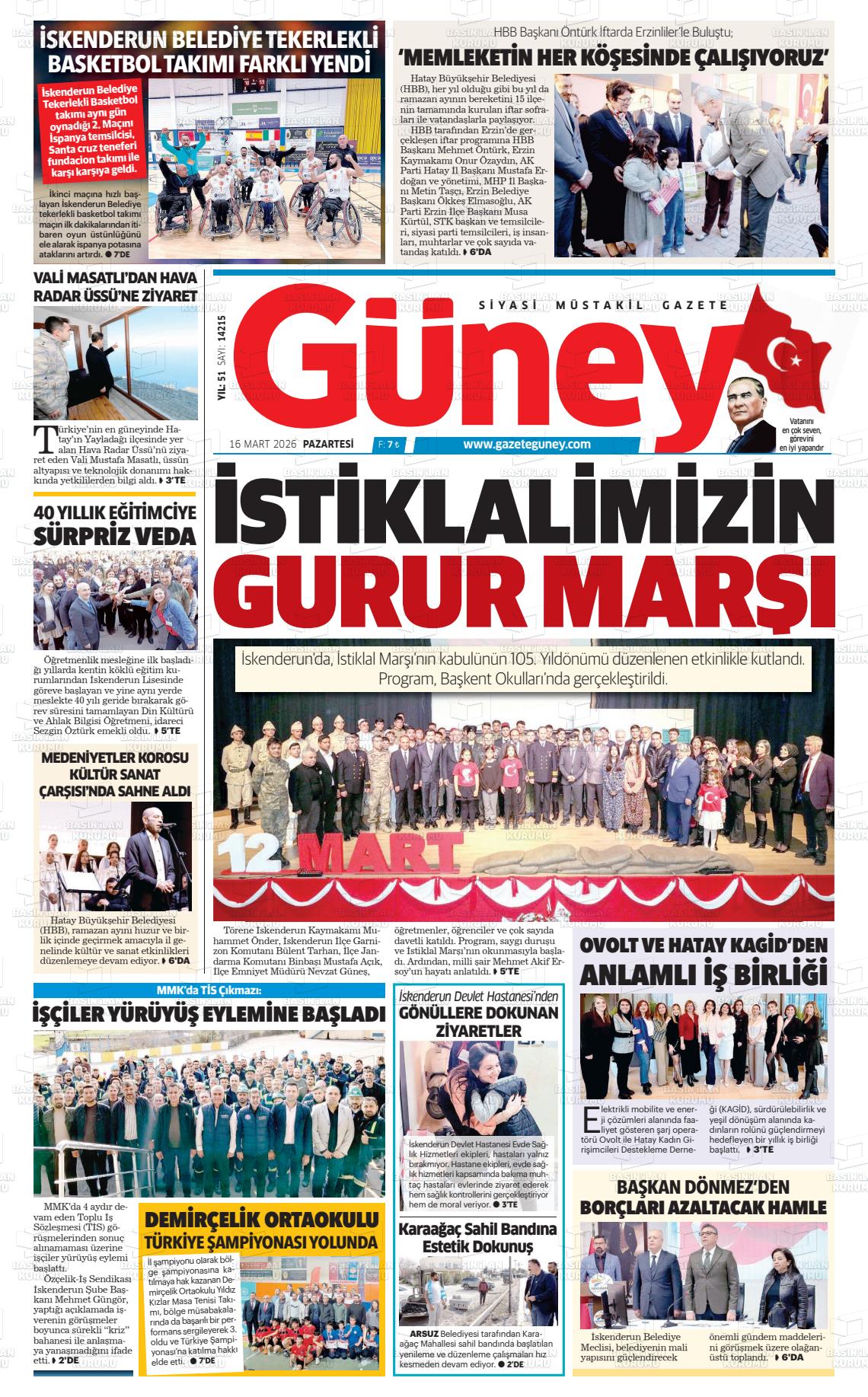 Mersin Guney 16.03.2026