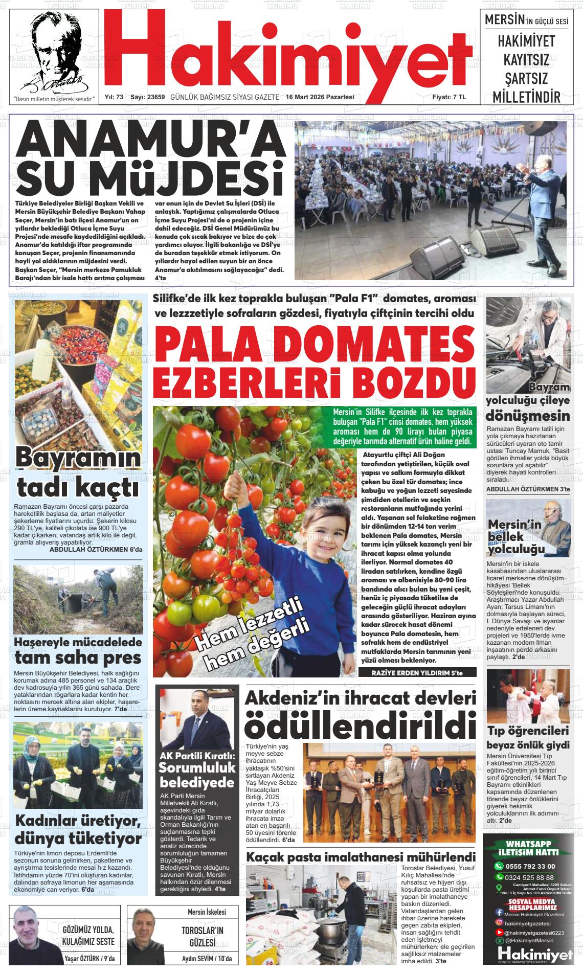 Konya Hakimiyet 16.03.2026