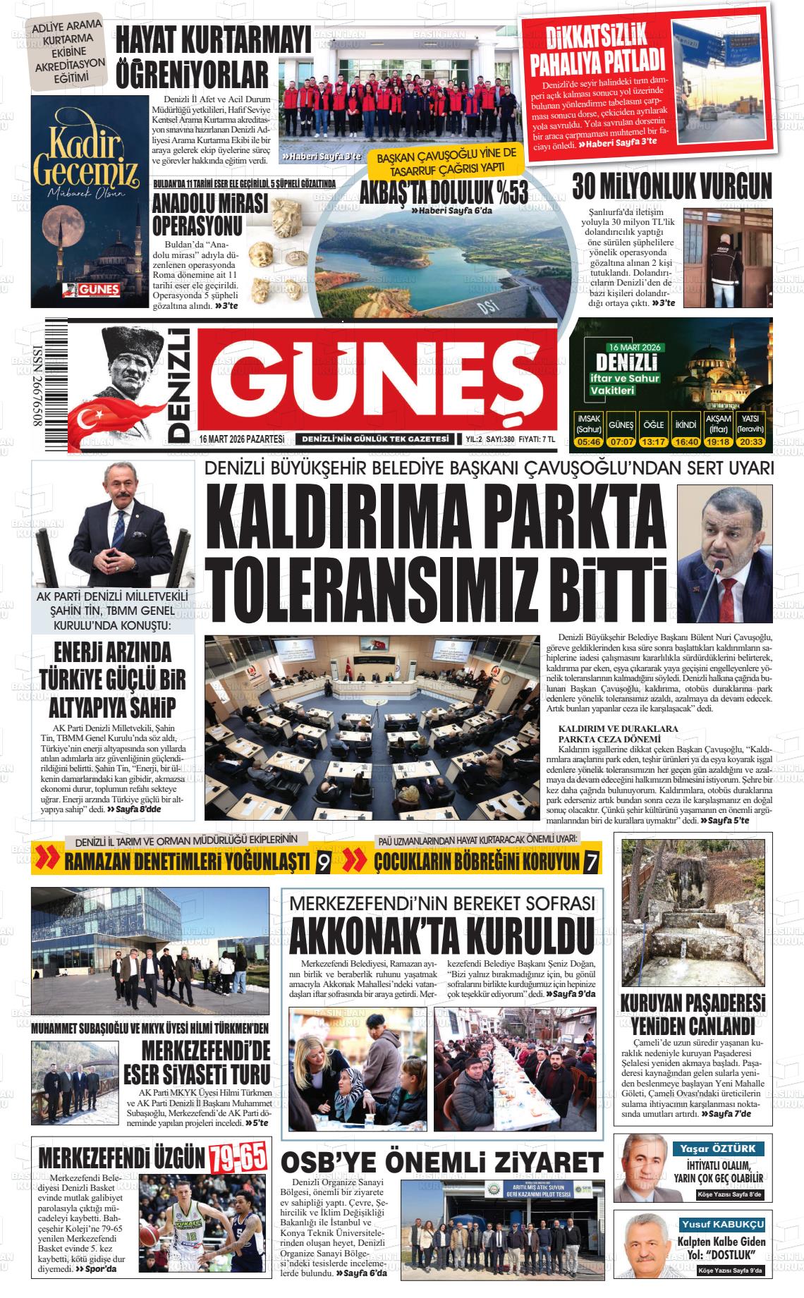 Denizli Hizmet 16.03.2026