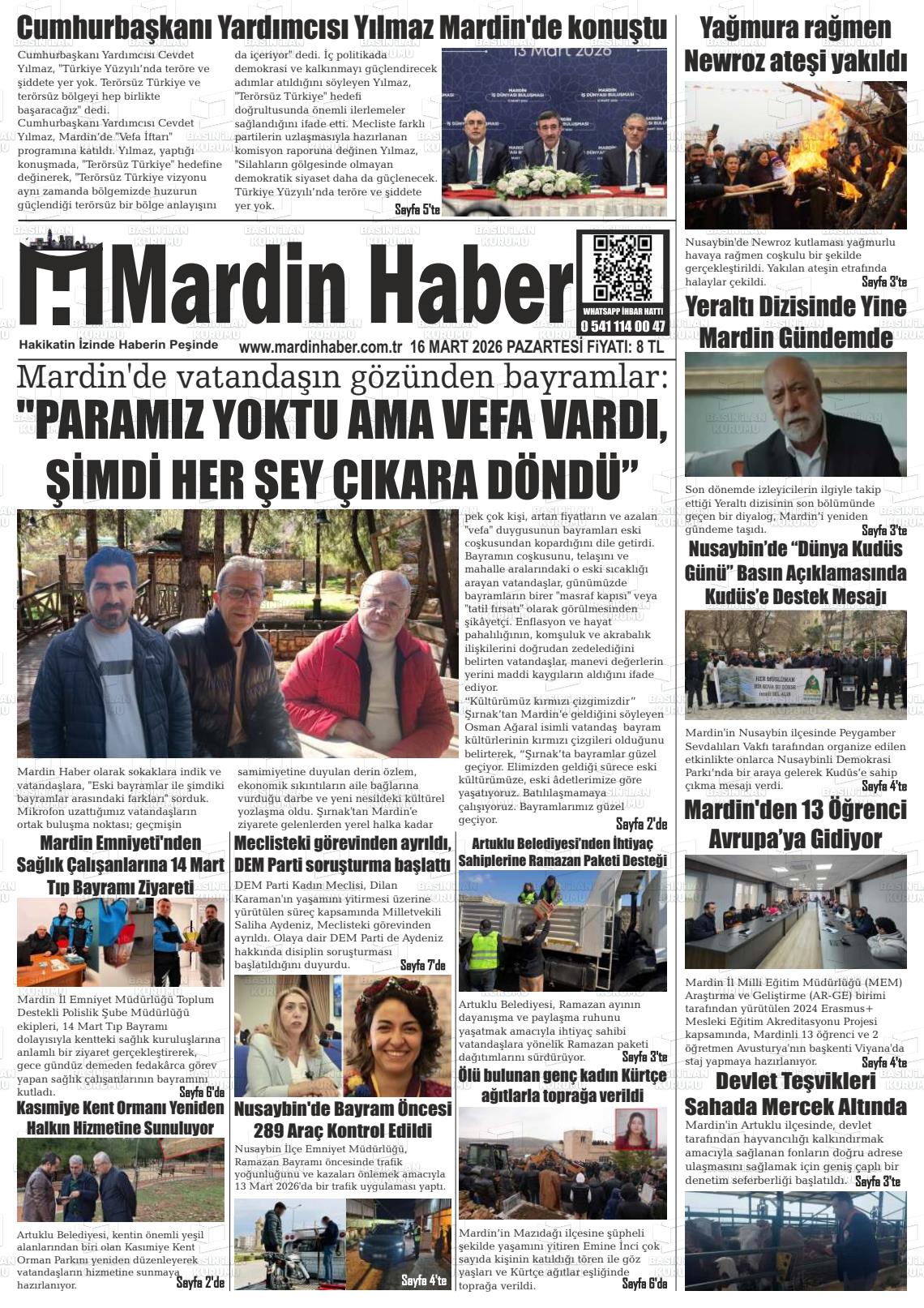 Mardin Haber 16.03.2026