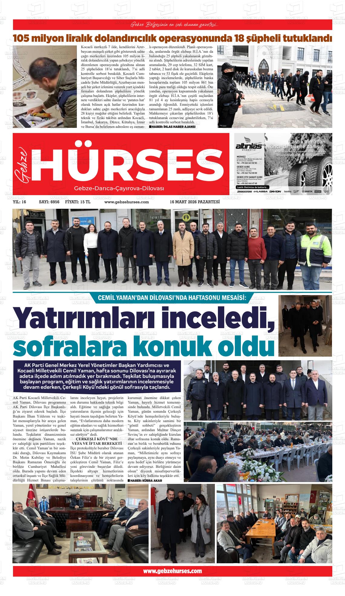 Kocaeli Marmaragebze 16.03.2026