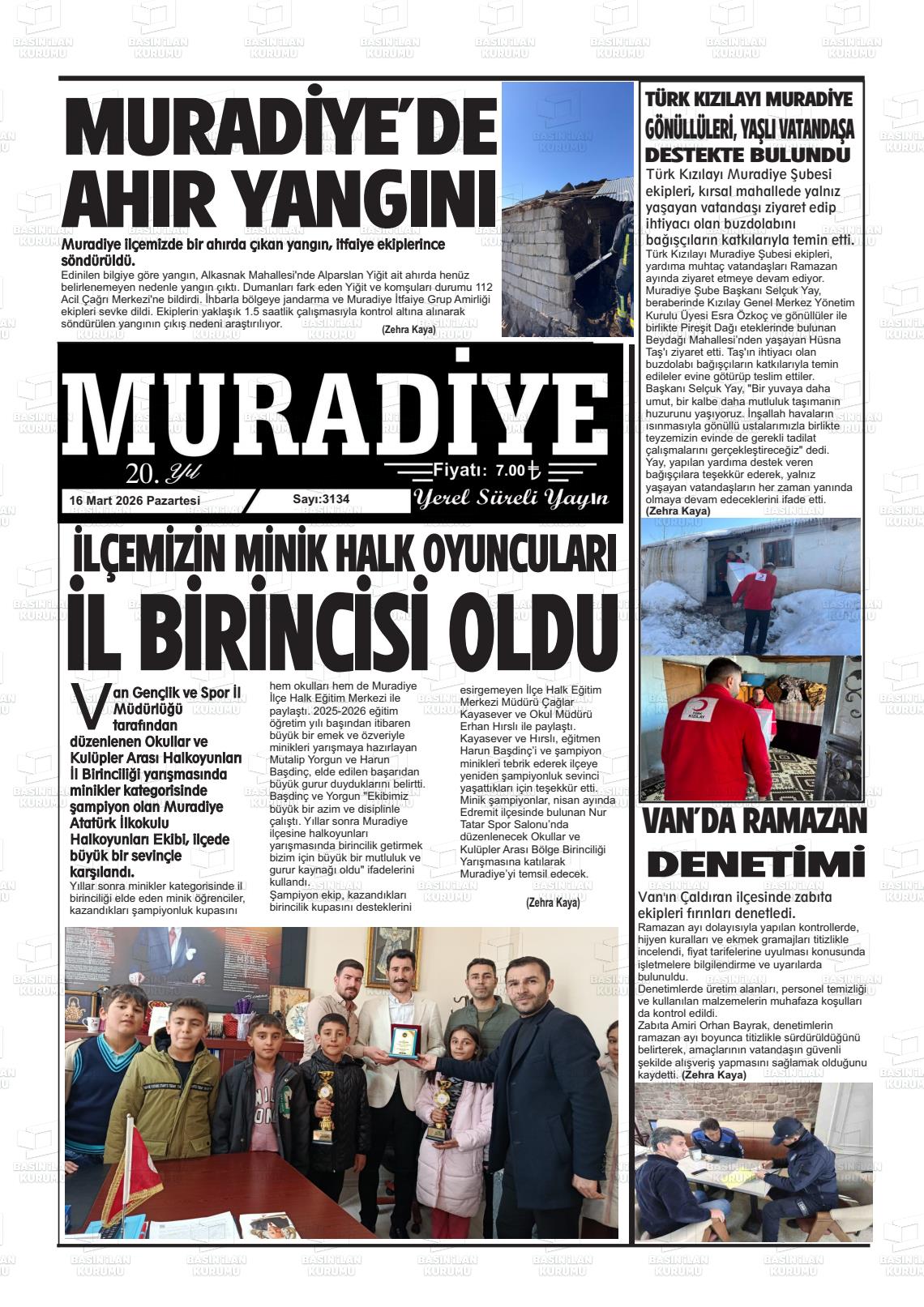 Van Muradiye 16.03.2026