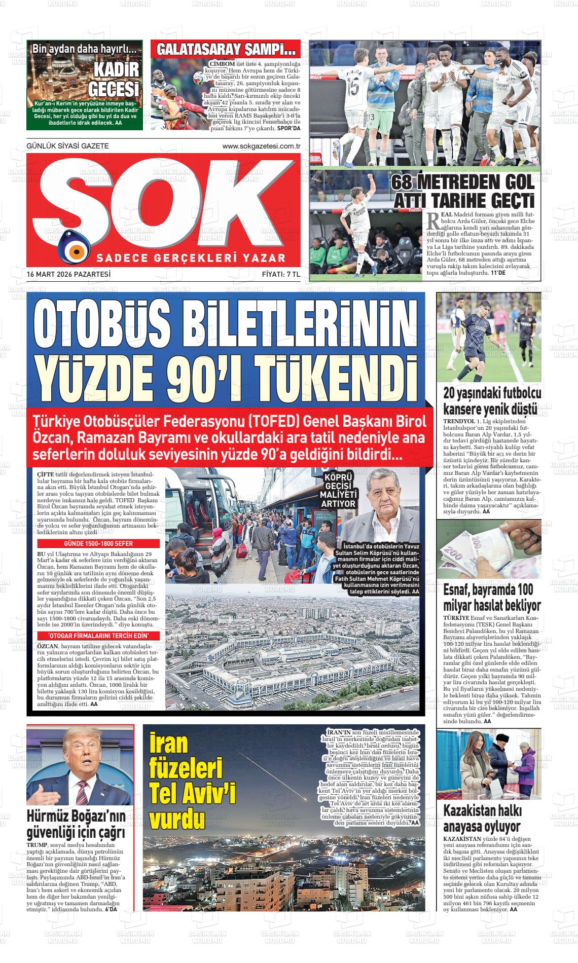 Istanbul Sok 16.03.2026