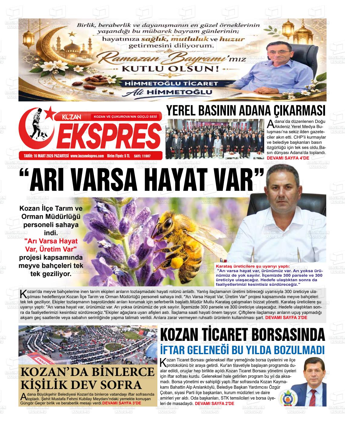 Adana Yenihursoz 16.03.2026